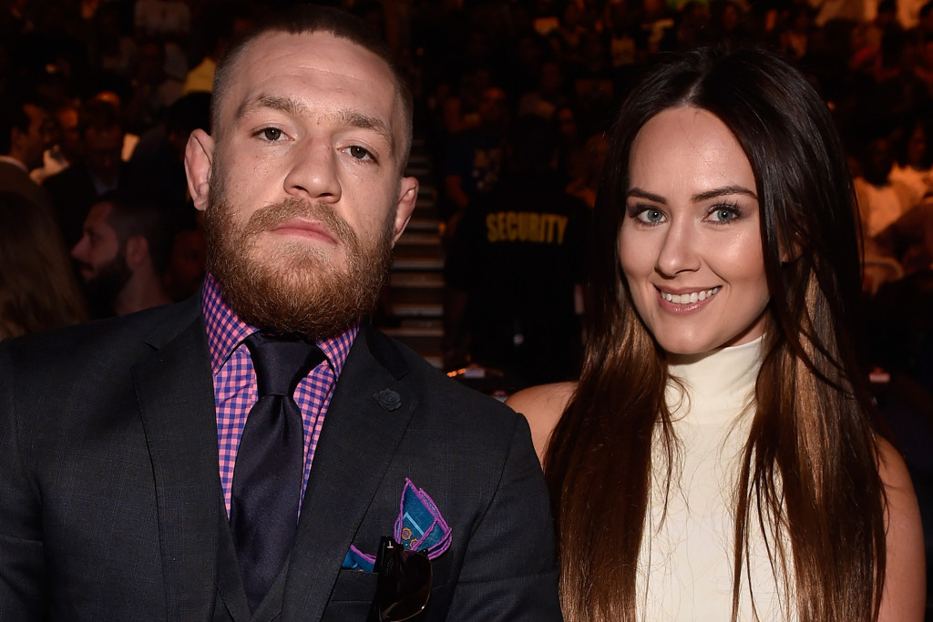 Conor McGregor consoled by fiancée Dee Devlin after his UFC 257 loss