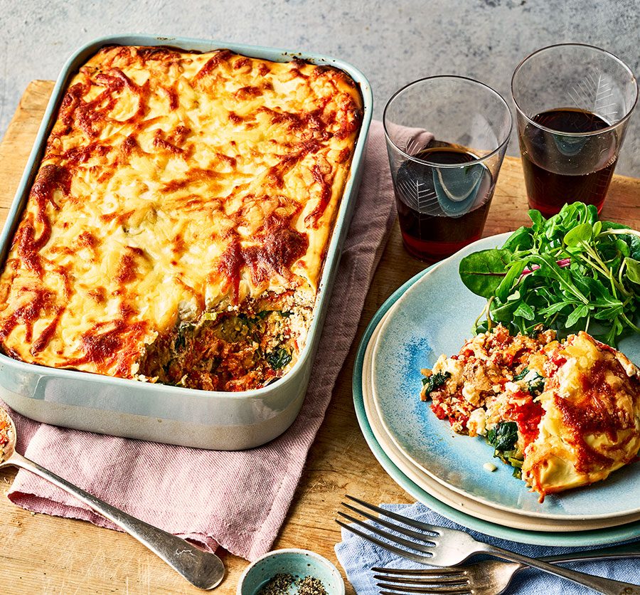 Discover a delicious twist on traditional lasagne with this whipped ricotta, spring onion, and leek matzo lasagne recipe. Enjoy the lightness of whipped ricotta, the sweetness of sautéed spring onions, and leeks in this flavorful and satisfying dish. Perfect for a special occasion or a cozy dinner at home, this matzo lasagne is sure to impress your taste buds.