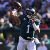 Undefeated Eagles, Overtime victory, Philadelphia Eagles, Jalen Hurts, Commanders game,