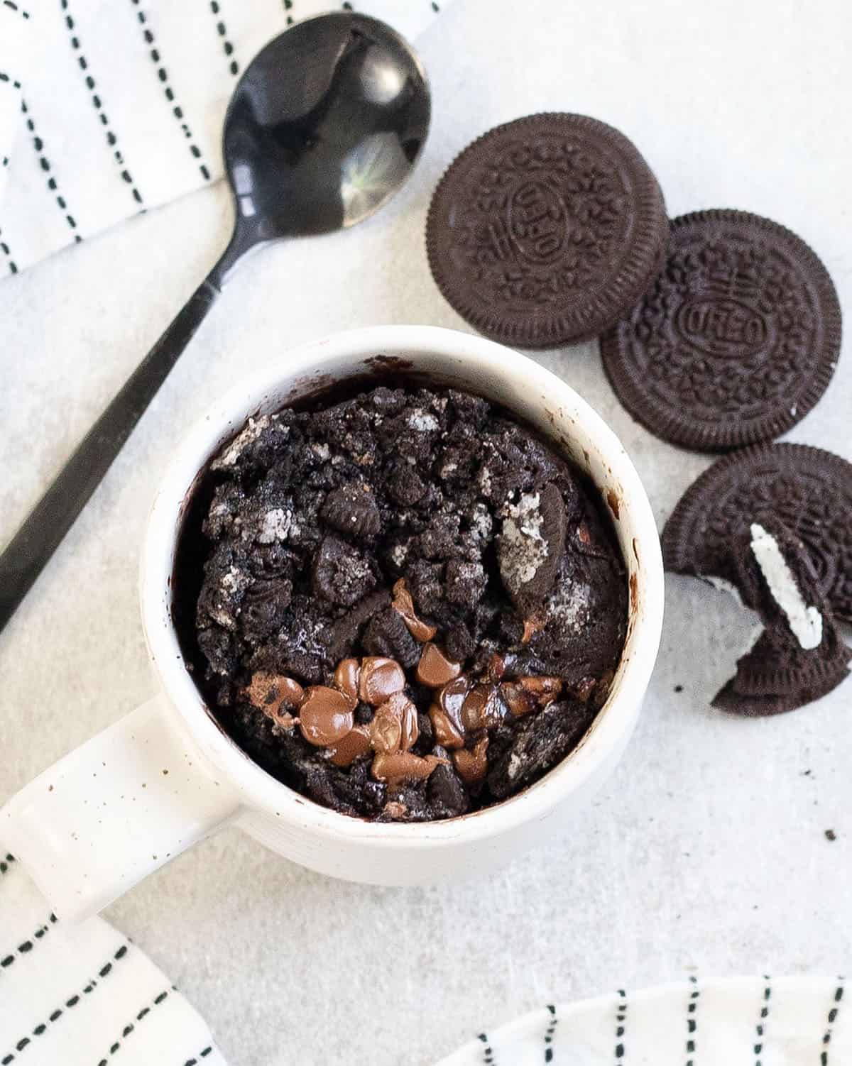 oreo mug cake