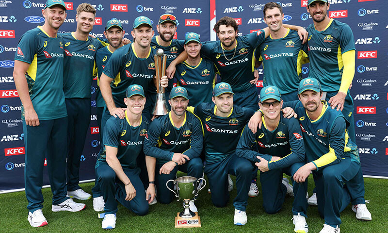Australia win rain-hit T20 to sweep series against New Zealand