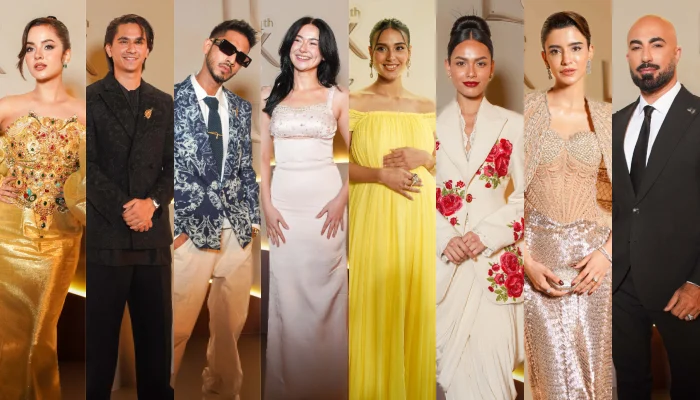 Lux Style Awards 2025 dazzled at Karachis Mohatta Palace as Hania Aamir Fahad Mustafa Yumna Zaidi and Samar Jafri took top honours across film TV music fashion and digital categories